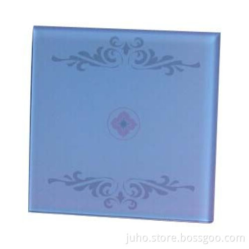 Glass panel wall touch switches